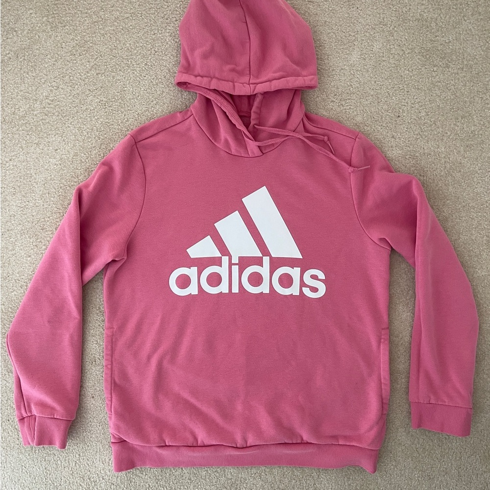 Adidas Hoodie Pullover with White Logo Women’s